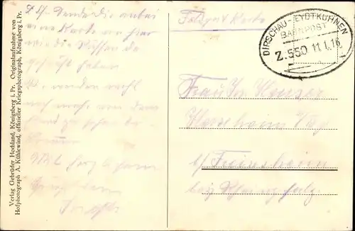 Ak Nesterow Stallupönen Ostpreußen, Russeneinfall 1914, Kriegszerstörungen, I. WK