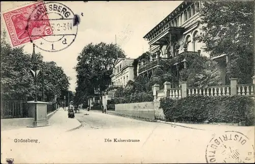 Ak Bad Godesberg Bonn Rhein, Partie in der Kaiserstraße