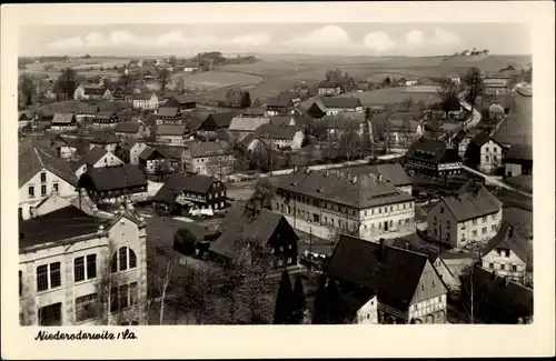 Ak Niederoderwitz Oderwitz in der Oberlausitz, Ortsansicht