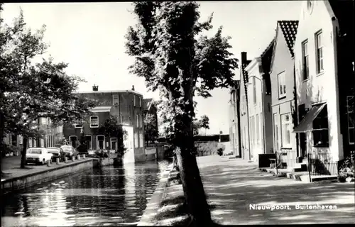 Ak Nieuport Nieuwpoort Molenlanden Südholland, Buitenhaven