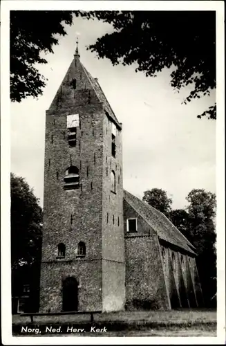 Ak Norg Drenthe, Ned. Herv. Kerk