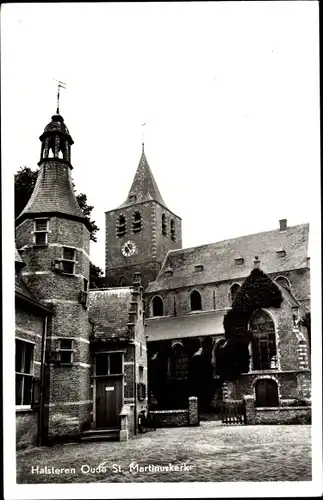 Ak Halsteren Nordbrabant, Oude St. Martinuskerk