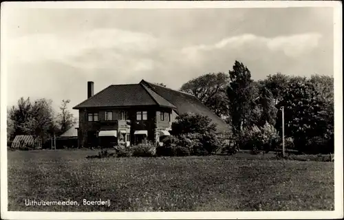 Ak Uithuizermeeden Groningen, Boerderij