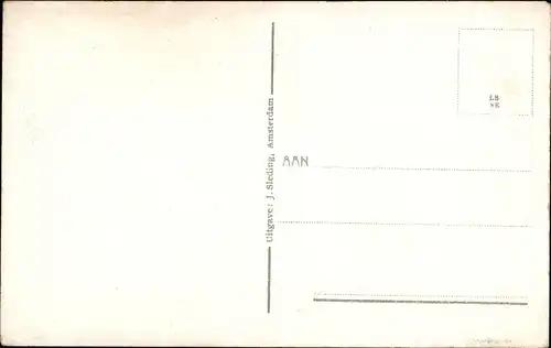 Ak Amsterdam Nordholland Niederlande, Groenburgwal met Zuiderkerktoren