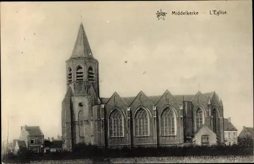 Ak Middelkerke Westflandern, L'Église