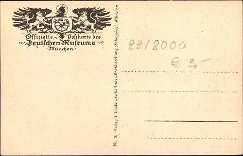 Ak München, Deutsches Museum, Alchemistisches Laboratorium