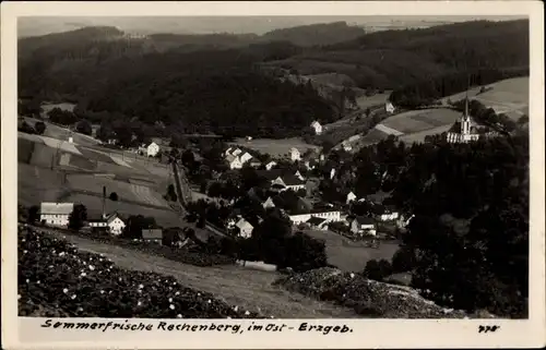 Ak Rechenberg Bienenmühle Erzgebirge, Gesamtansicht