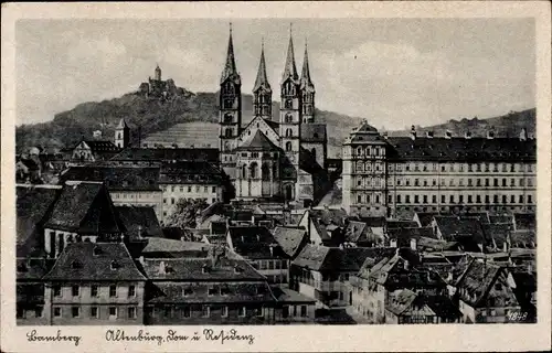 Ak Bamberg an der Regnitz Oberfranken, Altenburg, Dom, Residenz
