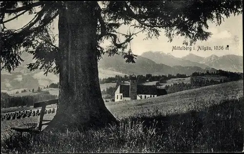 Ak Mittelberg im Allgäu, Panorama