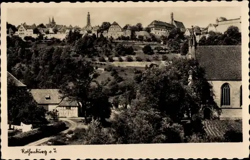 Ak Rothenburg ob der Tauber Mittelfranken, Ortsansicht