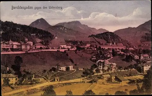 Ak Berchtesgaden in Oberbayern, Blick zum Untersberg