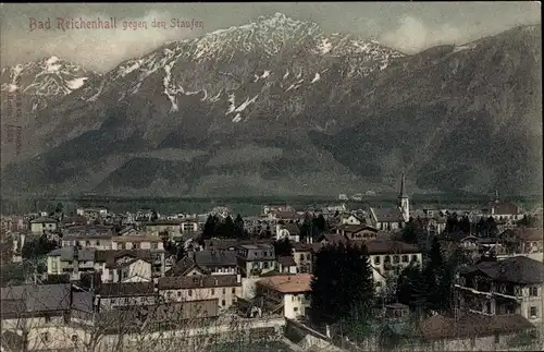 Ak Bad Reichenhall in Oberbayern, Staufen, Panorama