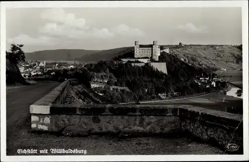 Ak Eichstätt in Oberbayern, Willibaldsburg, Panorama