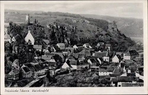 Ak Waischenfeld in der Fränkischen Schweiz Bayern, Panorama