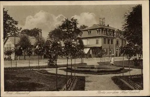 Ak Bad Nenndorf an der Weser, Partie vor dem Haus Gassel