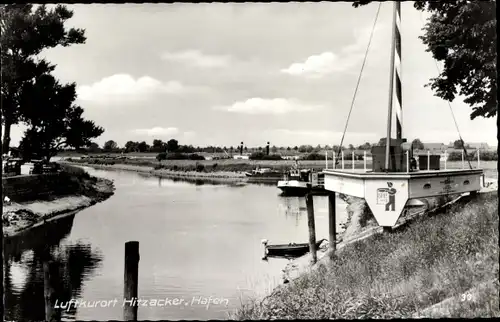 Ak Hitzacker an der Elbe, Hafen