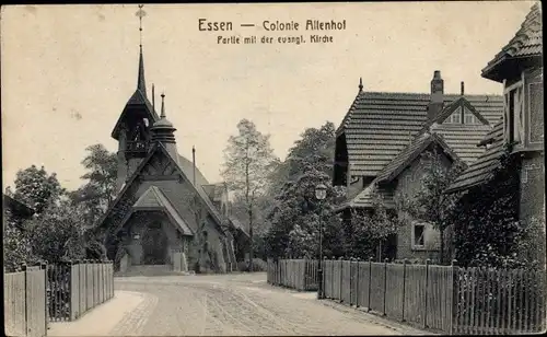Ak Essen im Ruhrgebiet, Colonie Allenhof, evangl. Kirche