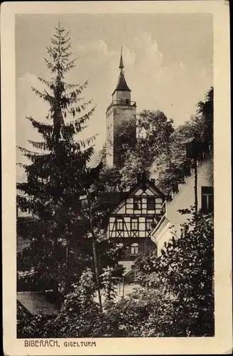 Ak Biberach an der Riß in Oberschwaben, Gigelturm
