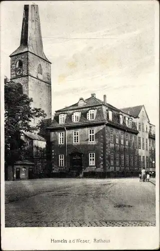 Ak Hameln an der Weser Niedersachsen, Rathaus