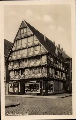 Ak Celle in Niedersachsen, Höppner Haus, Handlung