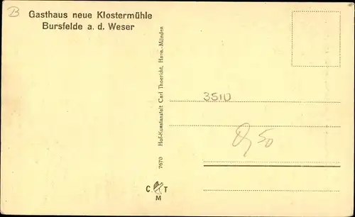 Ak Bursfelde Hemeln Hann. Münden in Niedersachsen, Klosterkirche aus dem 11. Jahrhundert