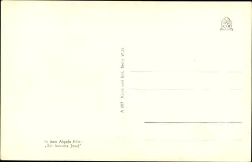 Ak Schauspielerin Renate Mannhardt, Portrait, Der keusche Josef, Autogramm