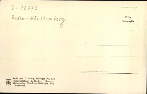 Ak Bad Dürrheim im Schwarzwald, Luftaufnahme