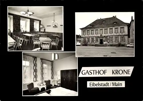 Ak Eibelstadt in Unterfranken, Gasthof Krone