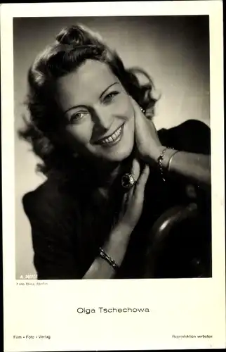 Ak Schauspielerin Olga Tschechowa, Portrait, Foto Binz A 3681 2