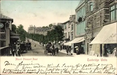 Ak Tunbridge Wells Kent England, Mount Pleasant Road