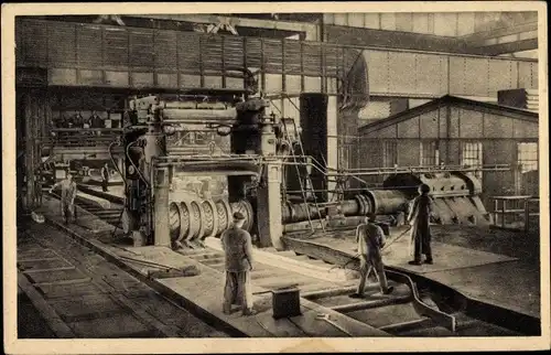 Ak Rheinisch-Westfälische Hüttenwerke, Blockwalzwerk