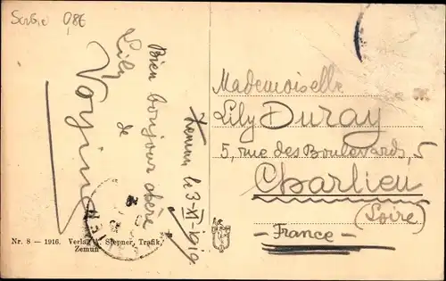 Ak Zemun Semlin Beograd Belgrad Serbien, Djevojacka Skola