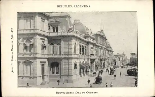 Ak Buenos Aires Argentinien, Casa de Gobierno