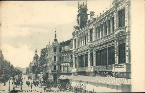 Ak Rio de Janeiro Brasilien, Avenida Central