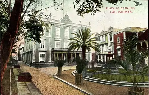 Ak Las Palmas de Gran Canaria Kanarische Inseln, Plaza de Cairasco