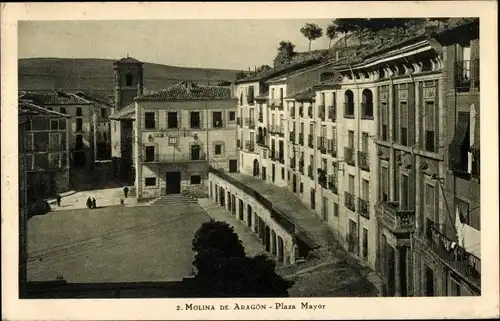 Ak Molina de Aragón, Plaza Mayor