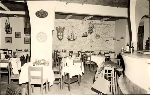 Ak Kastilien Spanien, Inneres des Gasthauses