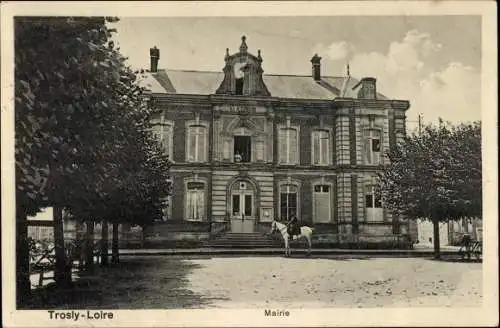 Ak Trosly Loire Aisne, Mairie