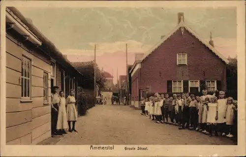 Ak Ammerstol Südholland, Groote Straat