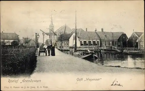 Ak Roelofarendsveen Roelof Arends Veen Südholland, Cafe Wagenaar