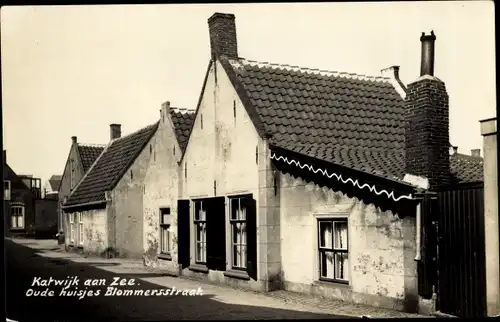 Ak Katwijk aan Zee Südholland Niederlande, Oude huisjes Blommersstraat