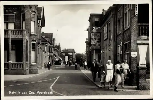 Ak Katwijk aan Zee Südholland Niederlande, Voorstraat, Hotel De Zwaan