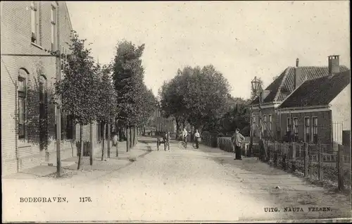 Ak Bodegraven Südholland, Straßenpartie