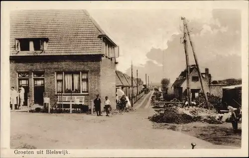 Ak Bleiswijk Südholland, Ortsansicht, Anwohner, Häuser