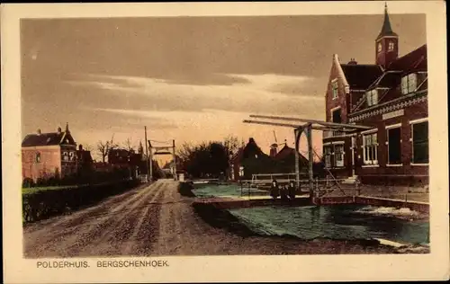 Ak Bergschenhoek Südholland, Polderhuis