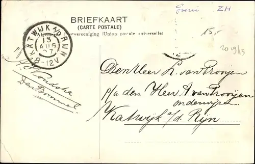 Ak Den Bommel Südholland, Voorstraat