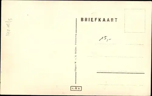 Ak Dirksland Südholland, Molen aan den Boezem