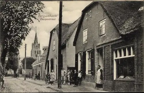 Ak Bergambacht Südholland, Dorpsstraat