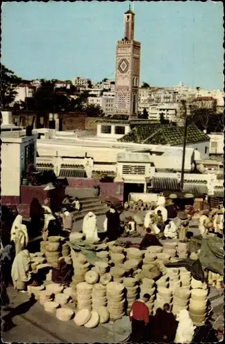 Ak Tanger Marokko, Zoco Fuera, Markt