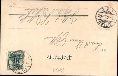 Ak Oybin in der Oberlausitz, Burgthor